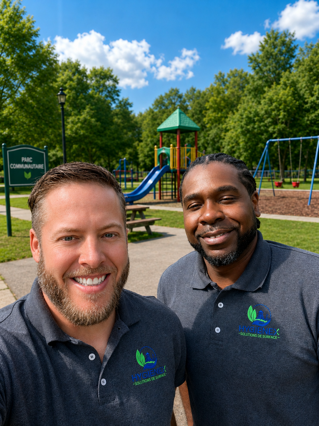 Bobby Sepentgis and Christopher Williams, co-founders of Hygienex Surface Solutions